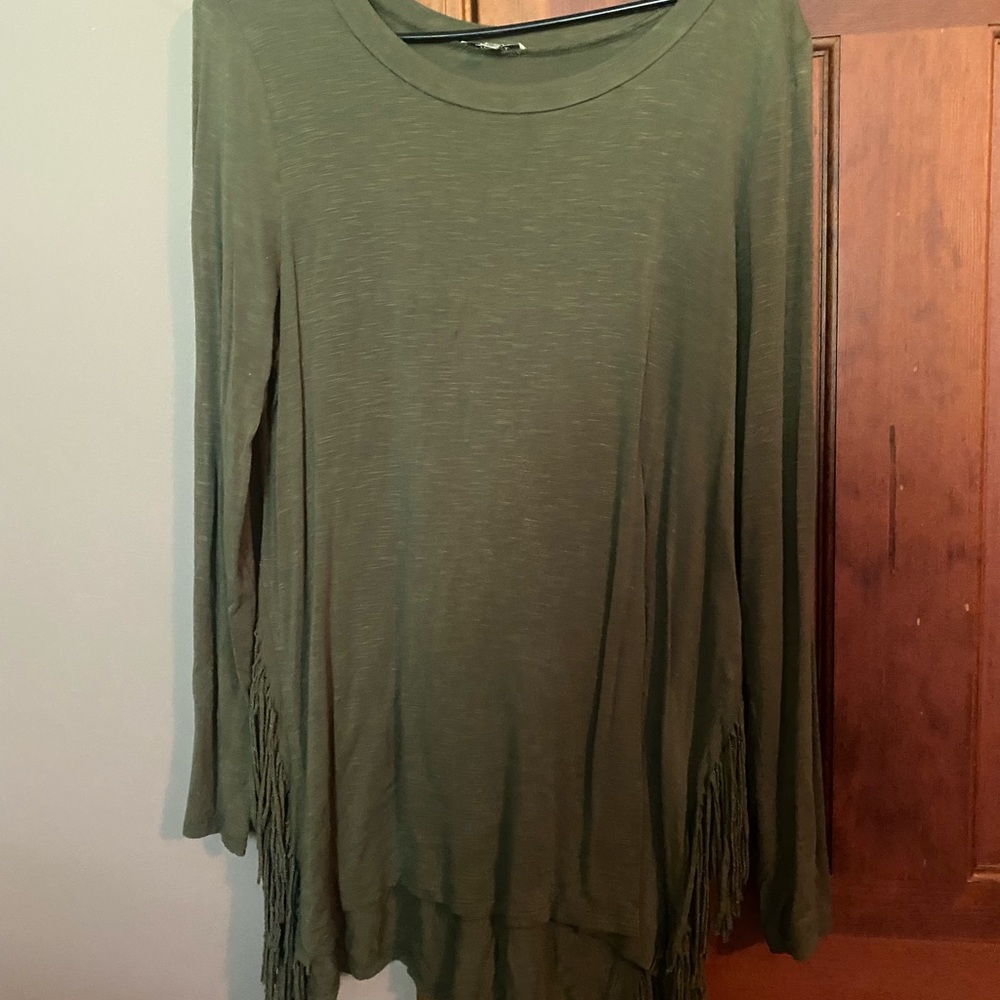 Jodifyl tunic with FRINGE!!